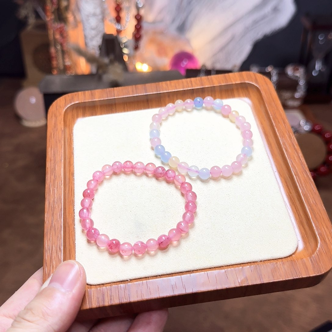 水晶手链合金天然手串