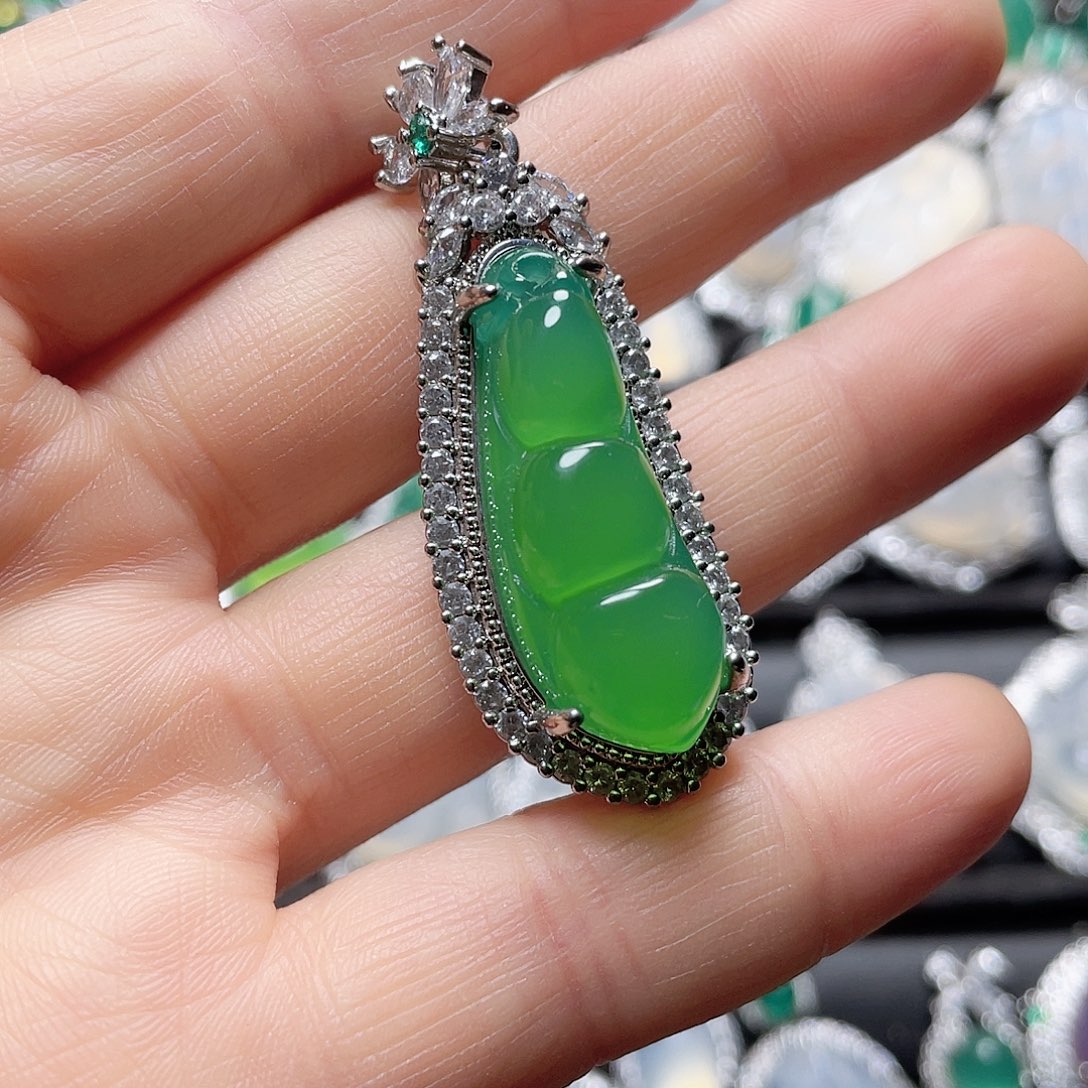 玛瑙/玉髓挂件合金