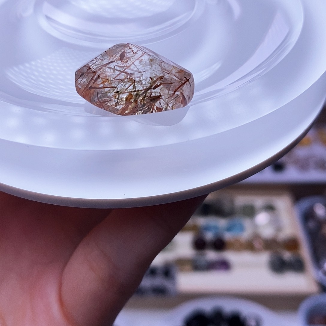 水晶天然水晶定制打孔不退换未镶嵌