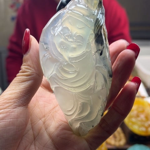 岫玉挂件未镶嵌手把件