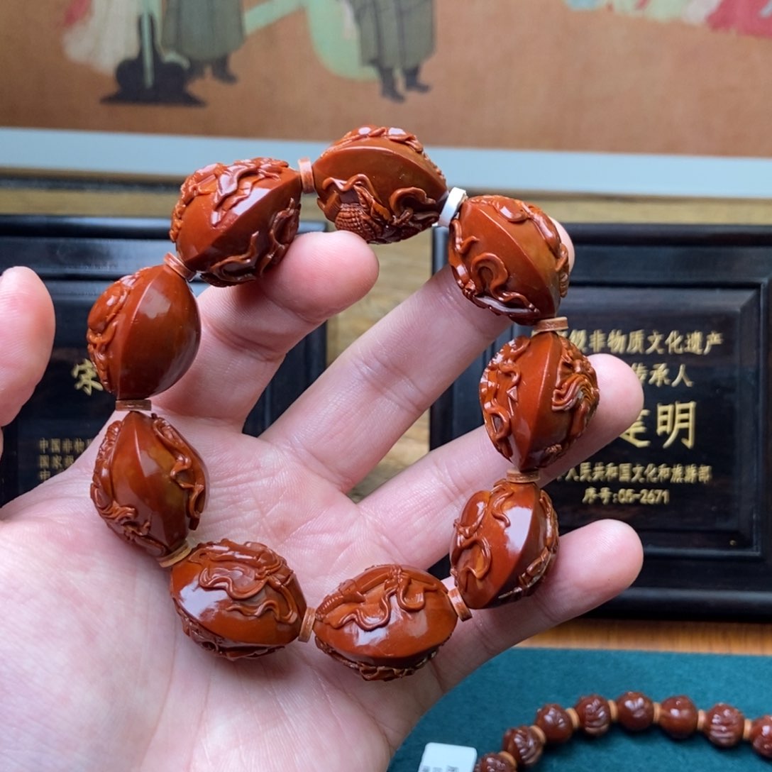 手串橄榄核八仙八仙