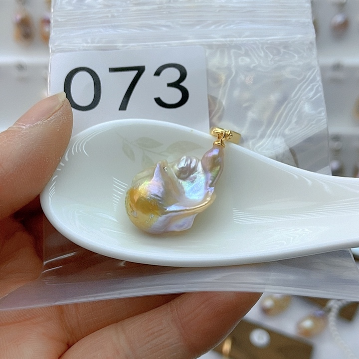 淡水珍珠颈饰银S925镶嵌