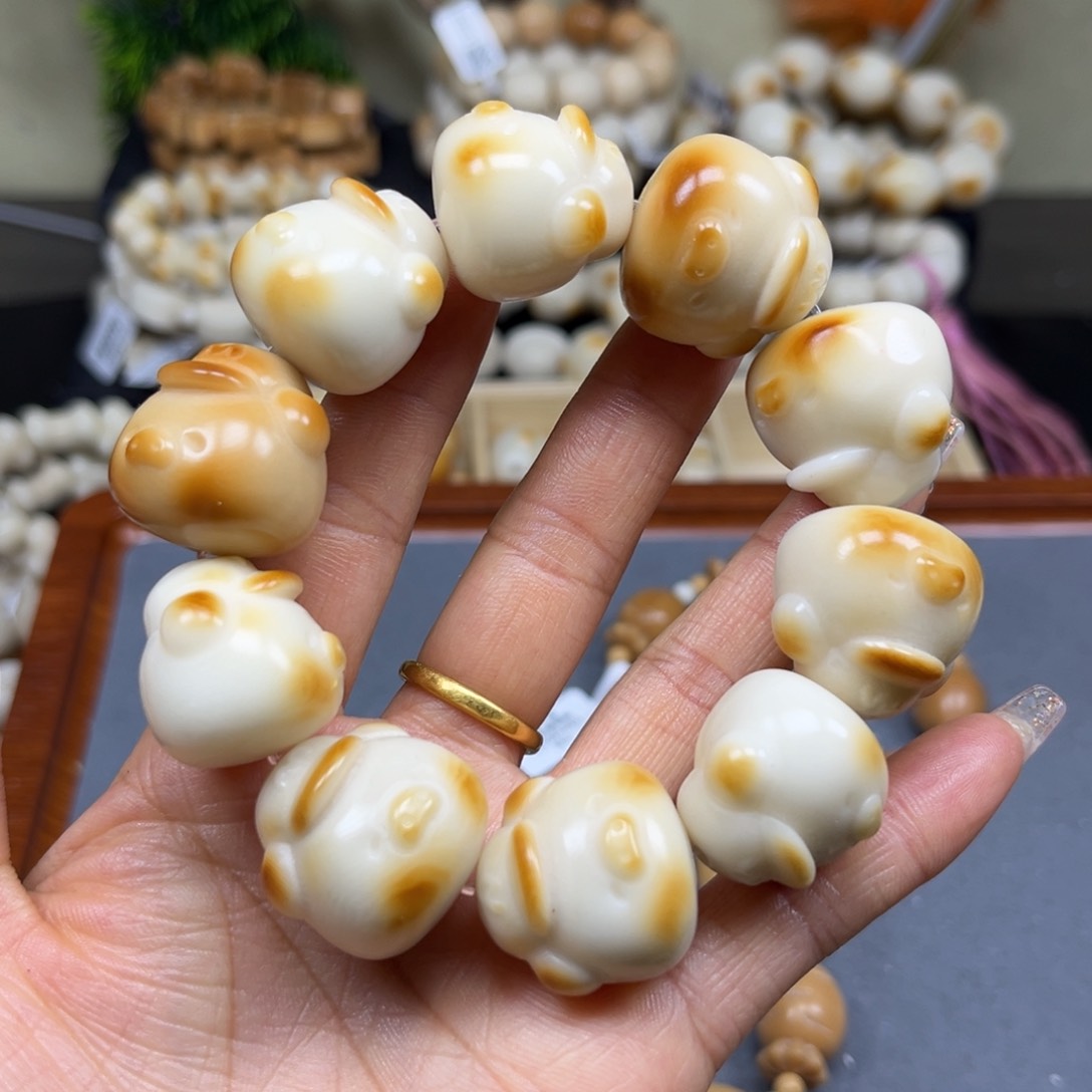 菩提根/象牙果吊坠2.13.56帽子猪全品