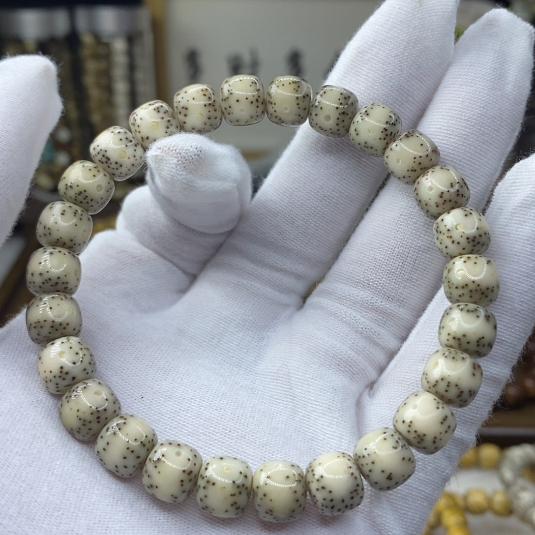 星月菩提手串银标款9/8糯冰一线天月朗星稀