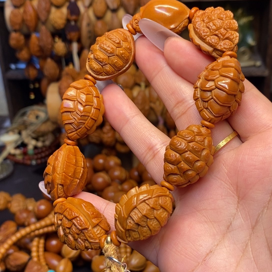 橄榄核手串/手链手工富甲天下