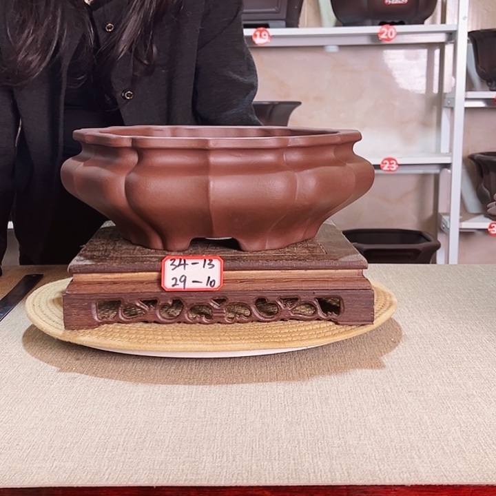 紫砂花盆紫砂花盆