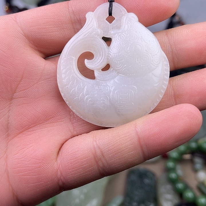 和田玉吊坠(不含链)未镶嵌