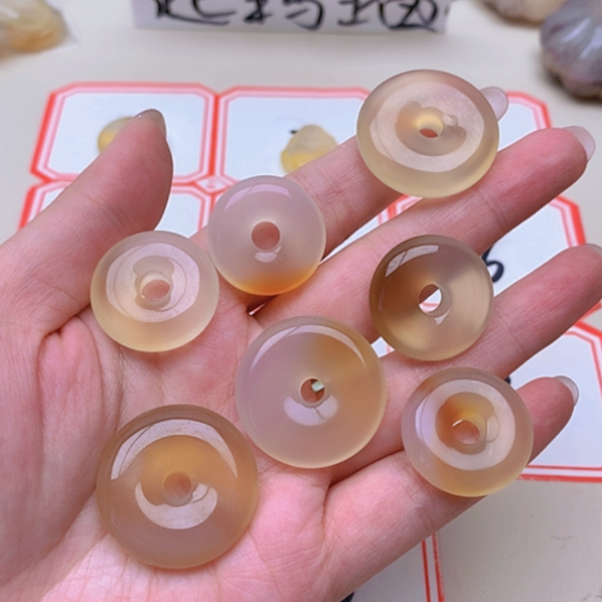 【闪购商品】未镶嵌玛瑙/玉髓珠宝半成品泽***0