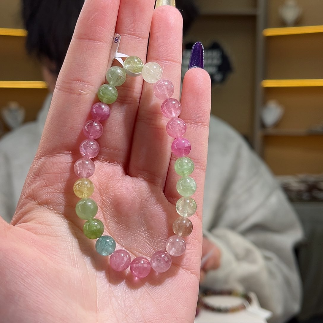 碧玺碧玺7m m（多样性发一件未镶嵌b****h