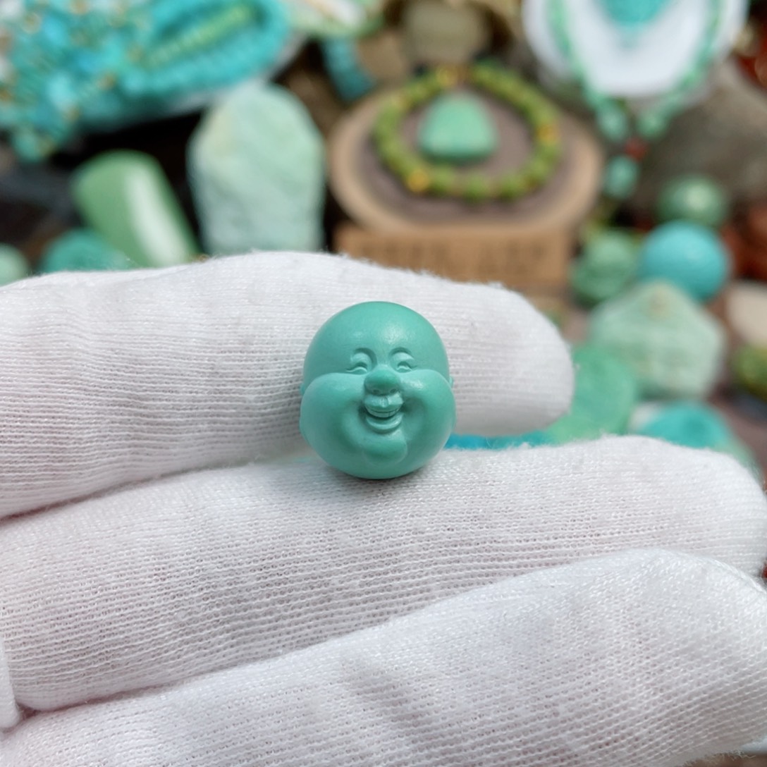 绿松石珠宝奇石未镶嵌