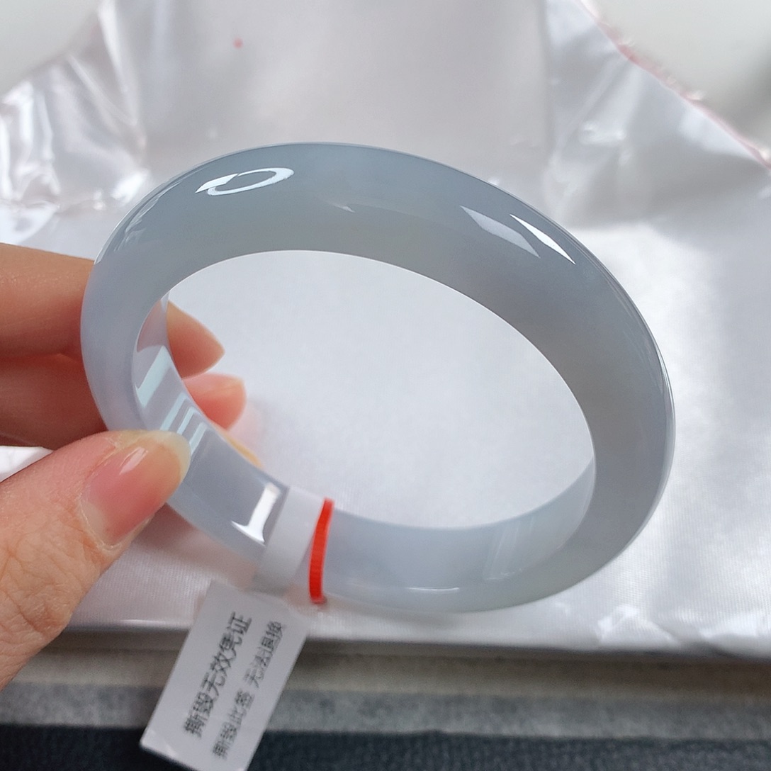 翡翠手镯未镶嵌 正圈①②④