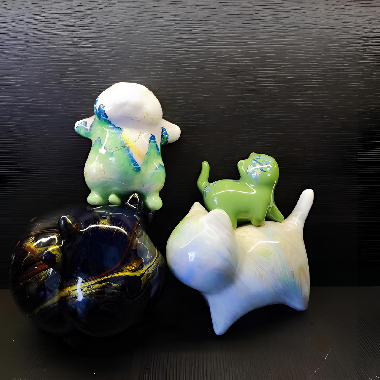 【单拍链接】{以直播为主}7公分檀木手工绘画设计艺术品
