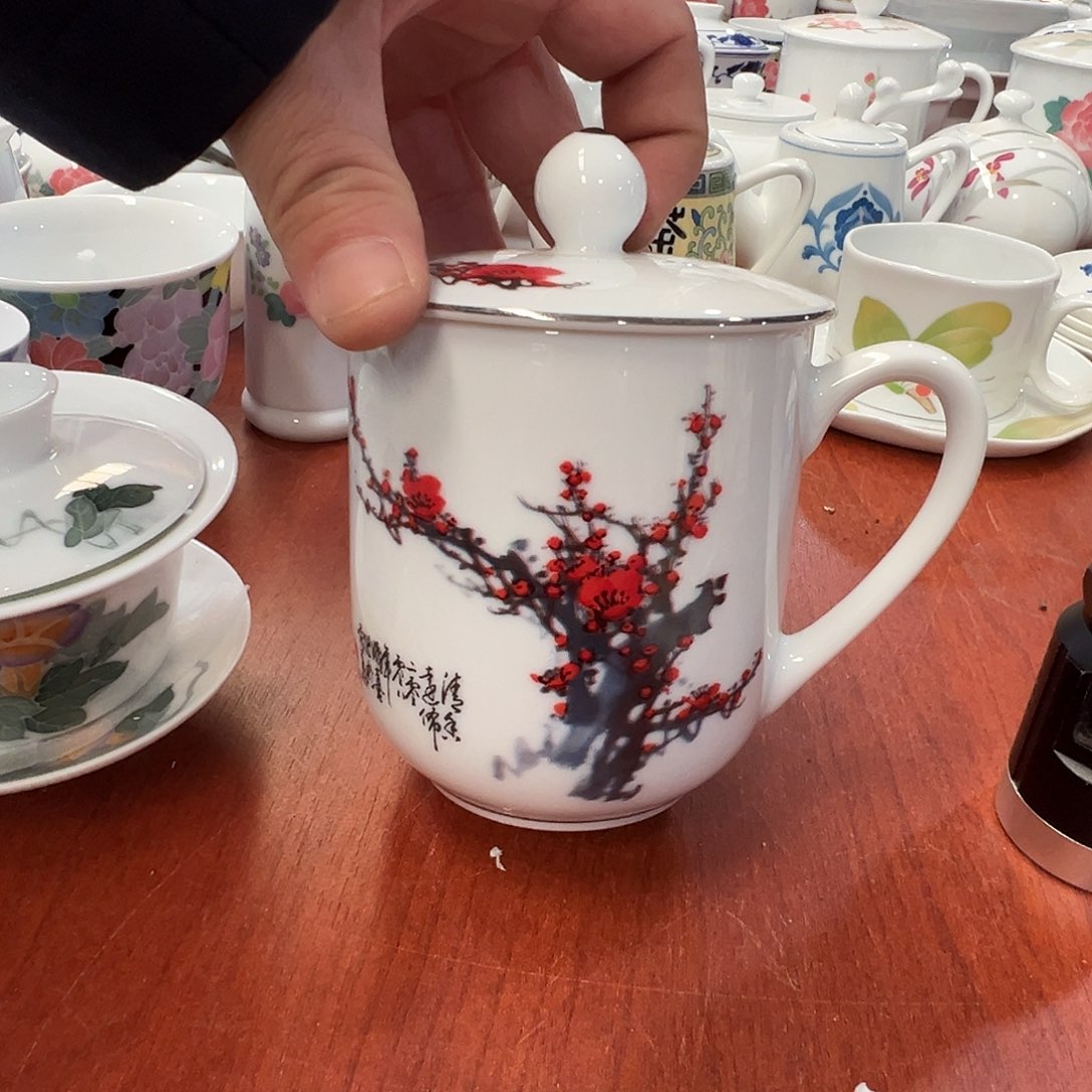 醴陵瓷直播供货基地红官窑420毫升