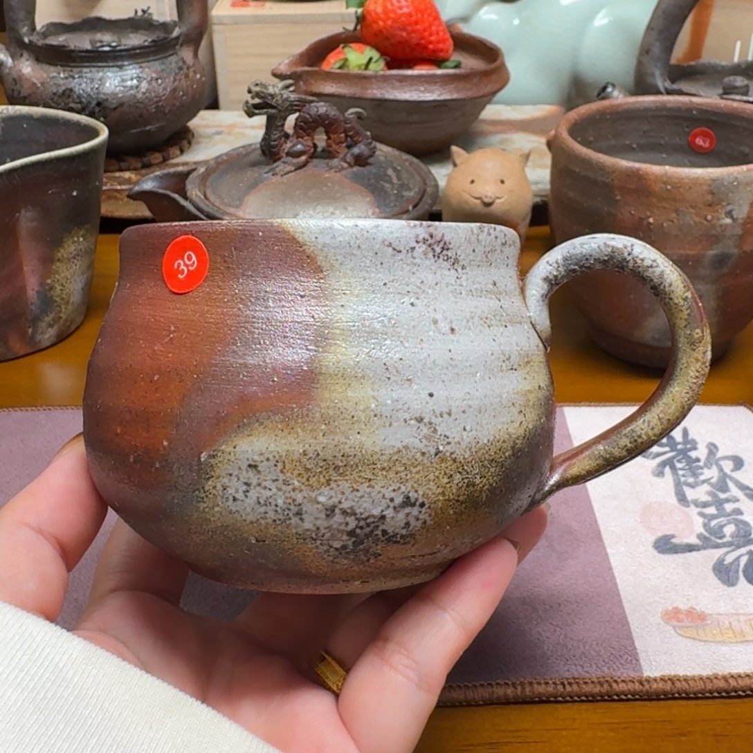 备前烧 柴岗佑太 马克杯