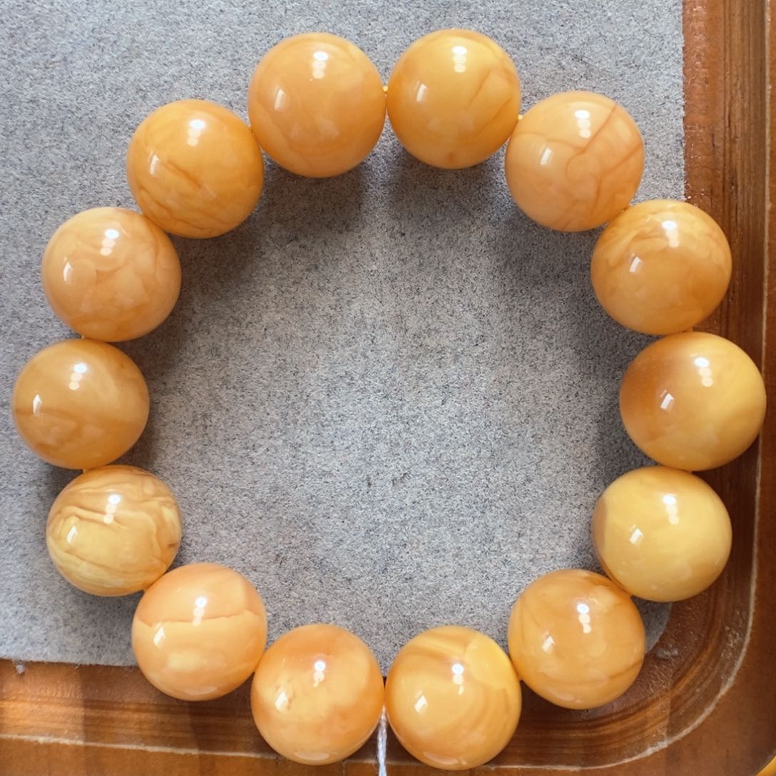 未镶嵌蜜蜡手串蜜蜡手串