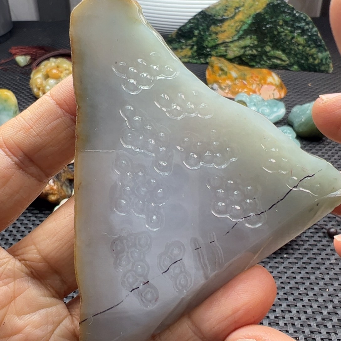 翡翠裸石缅甸翡翠