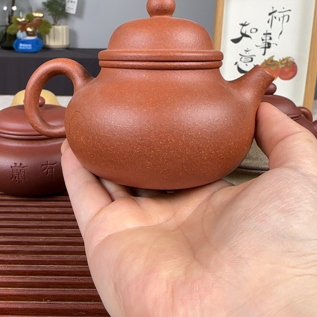 茶壶紫砂微瑕容天