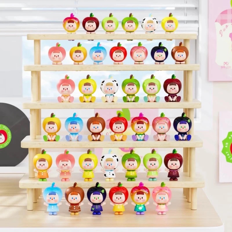 【拆盒】多多妹-苹果多多系列盲盒-香香/许愿
