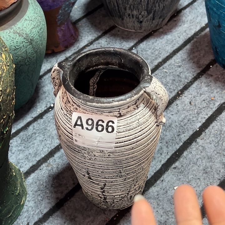 灰色双耳高20口10默认打孔