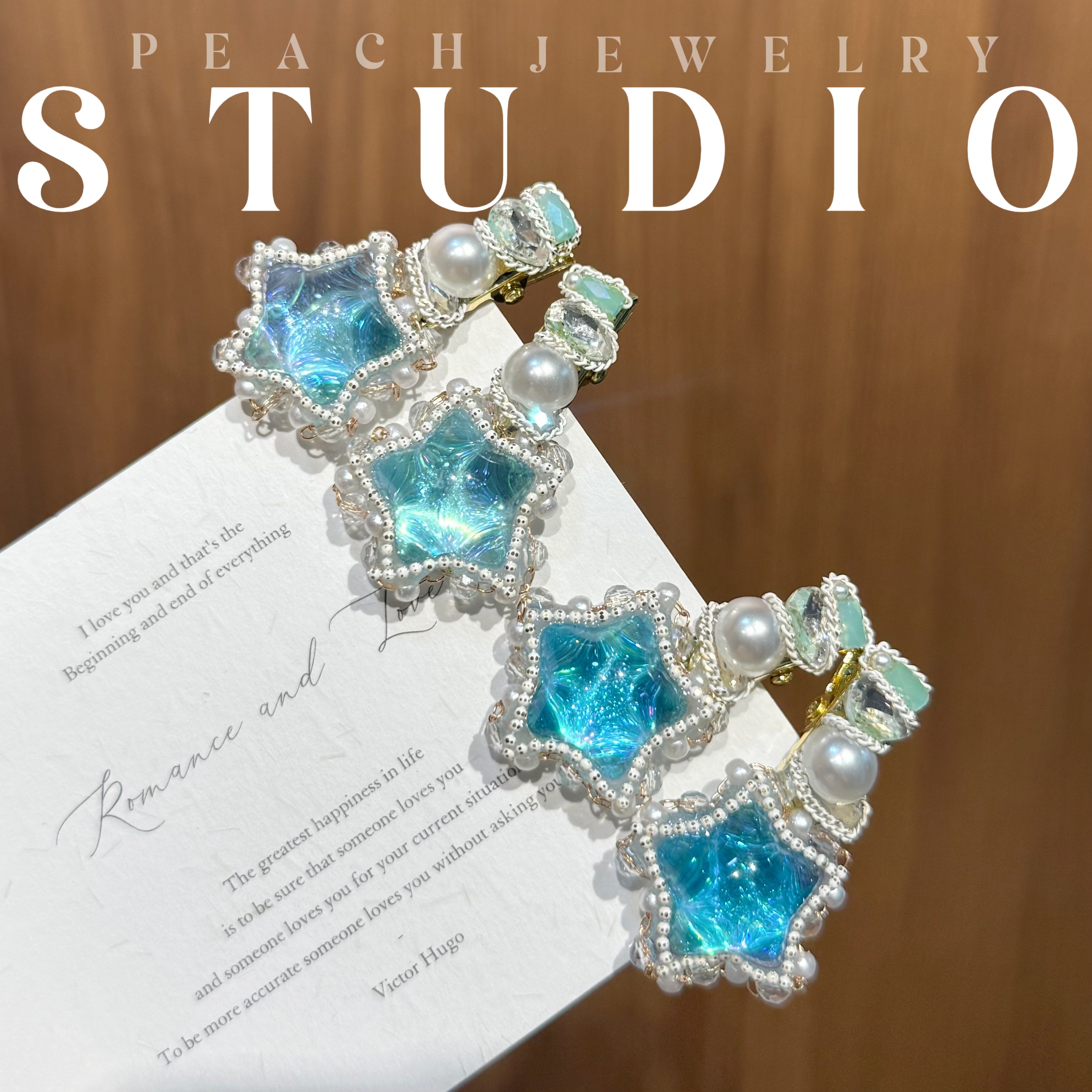 单只 星星发夹 FH08 多样性发一颜色微差