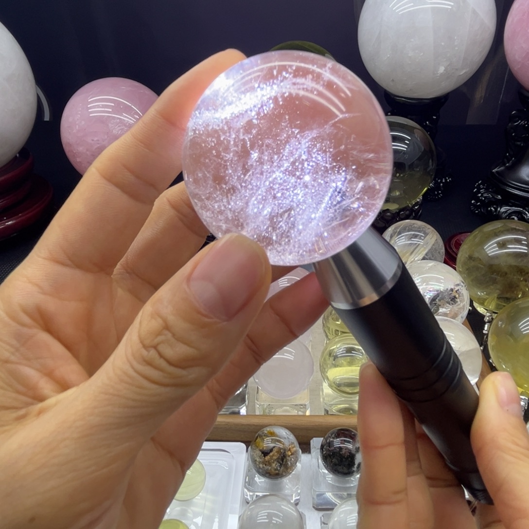 水晶珠宝半成品未镶嵌4.94公分