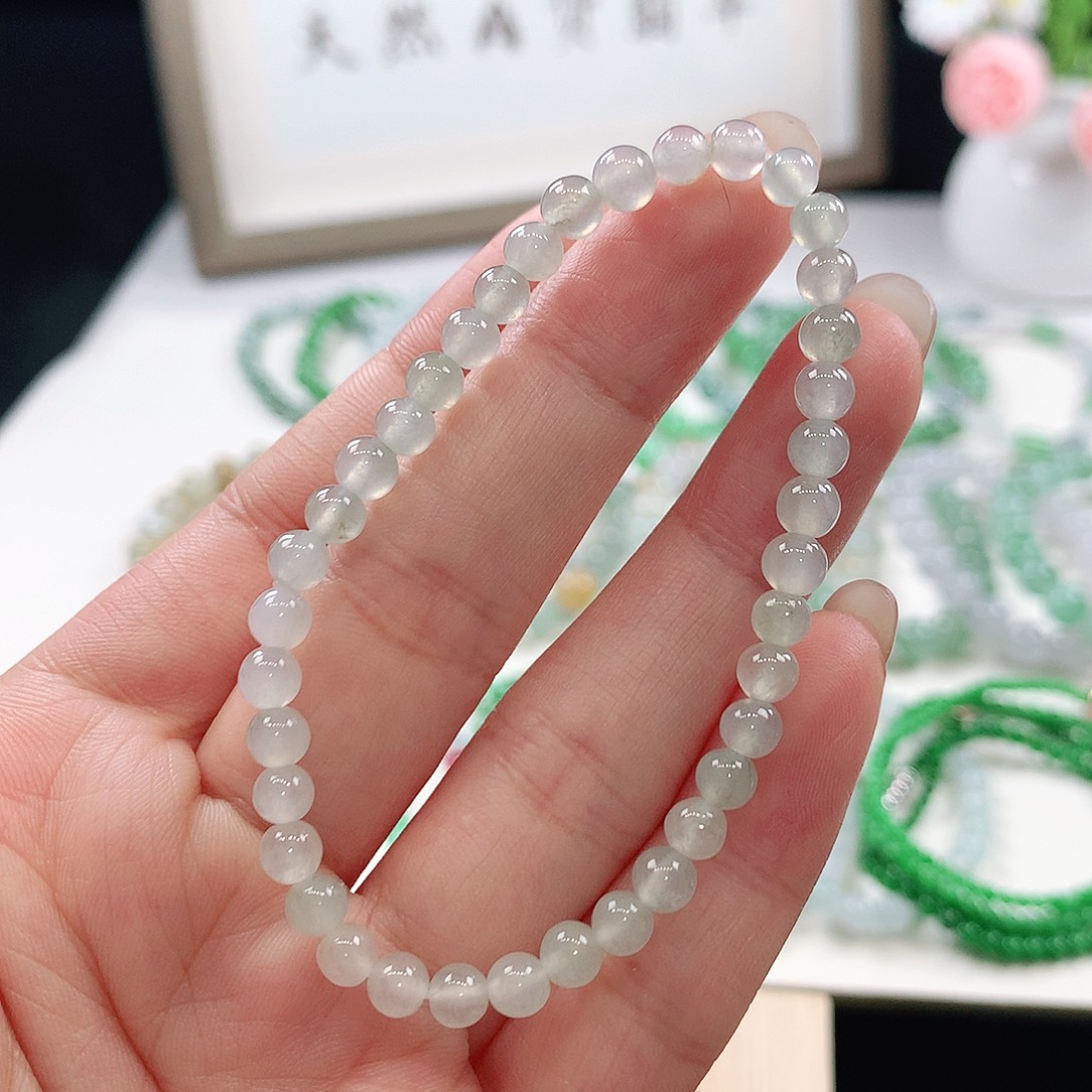 未镶嵌手链翡翠手链4.7mm