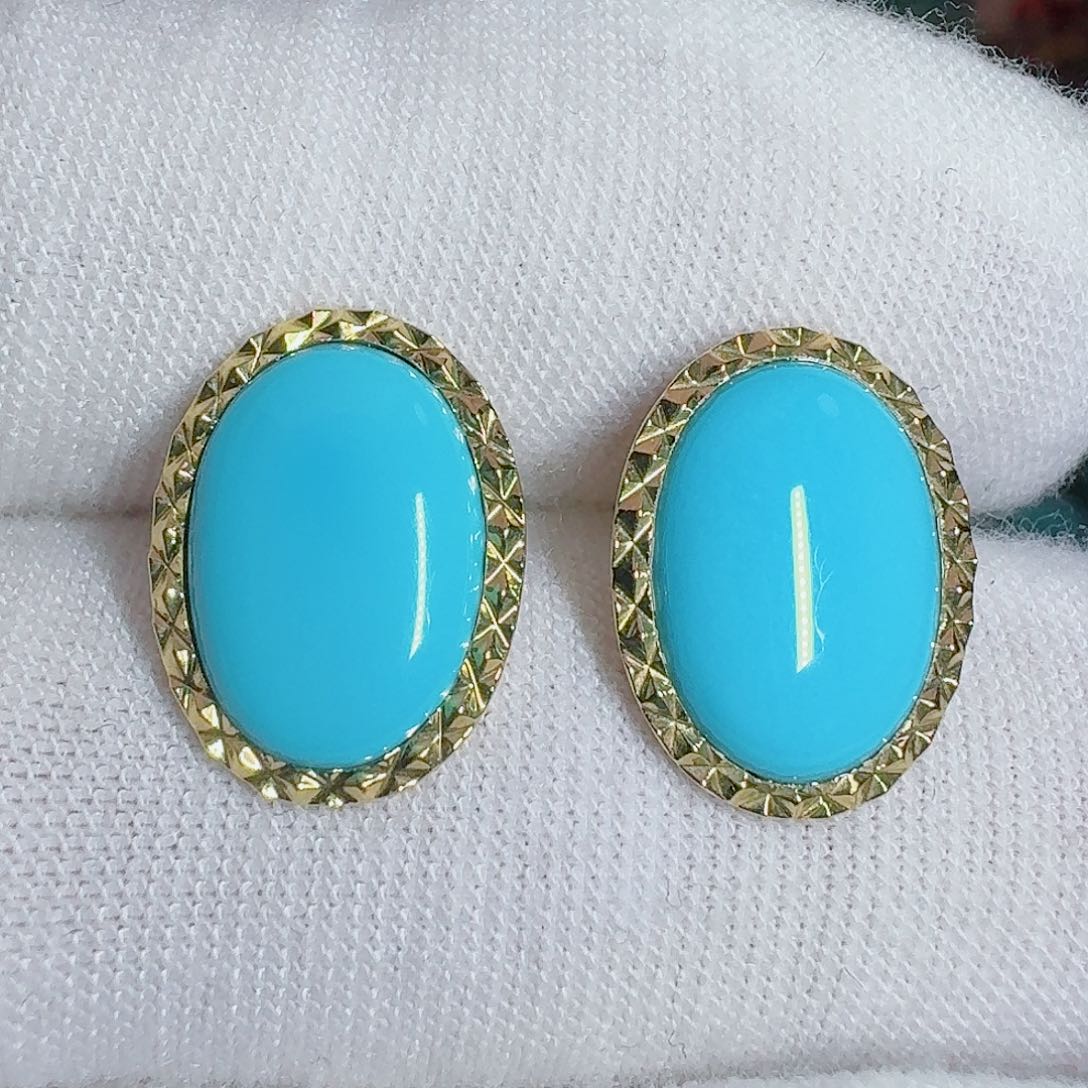 绿松石银S925镶嵌珠宝奇石