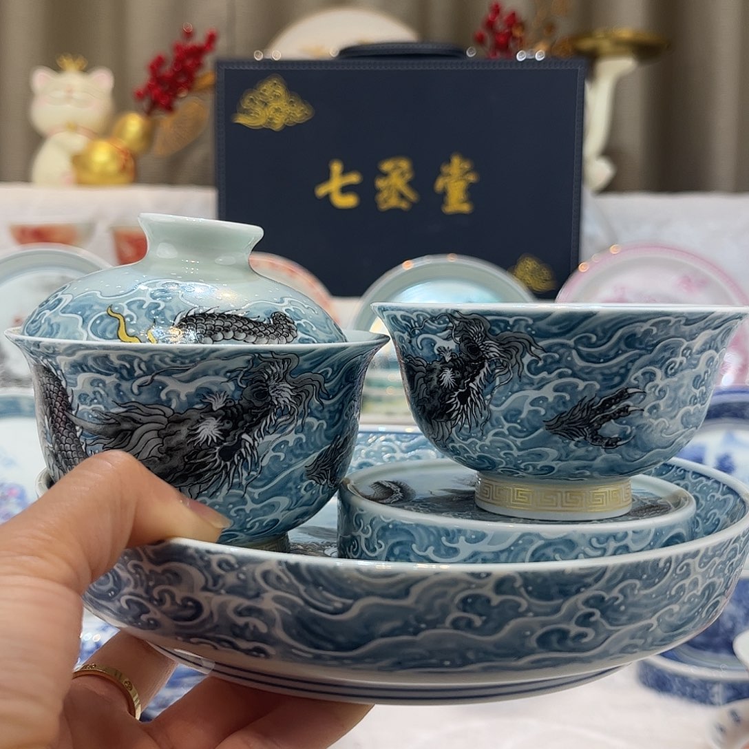 景德镇茶具套装4件套