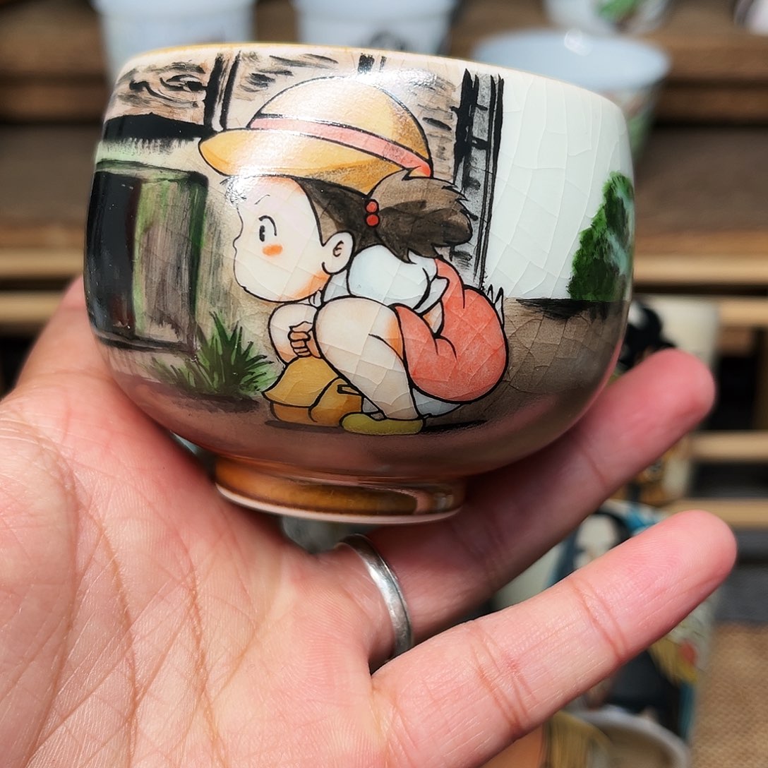 杯景德镇陶瓷手绘主人杯