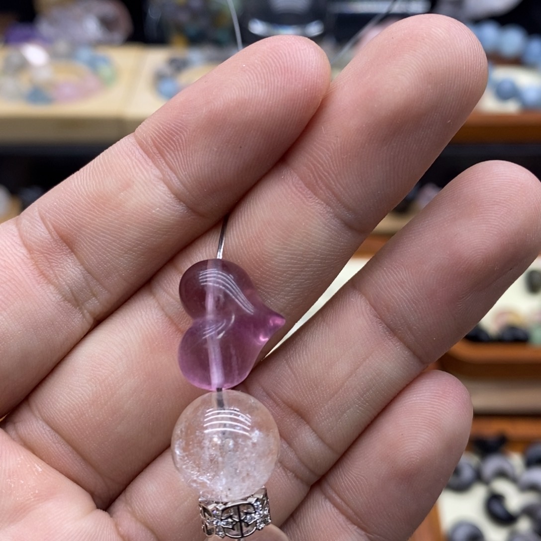 紫晶珠宝半成品银S925镶嵌