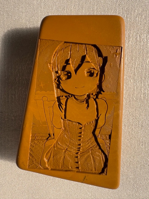 动漫雕刻石头，可截图定制