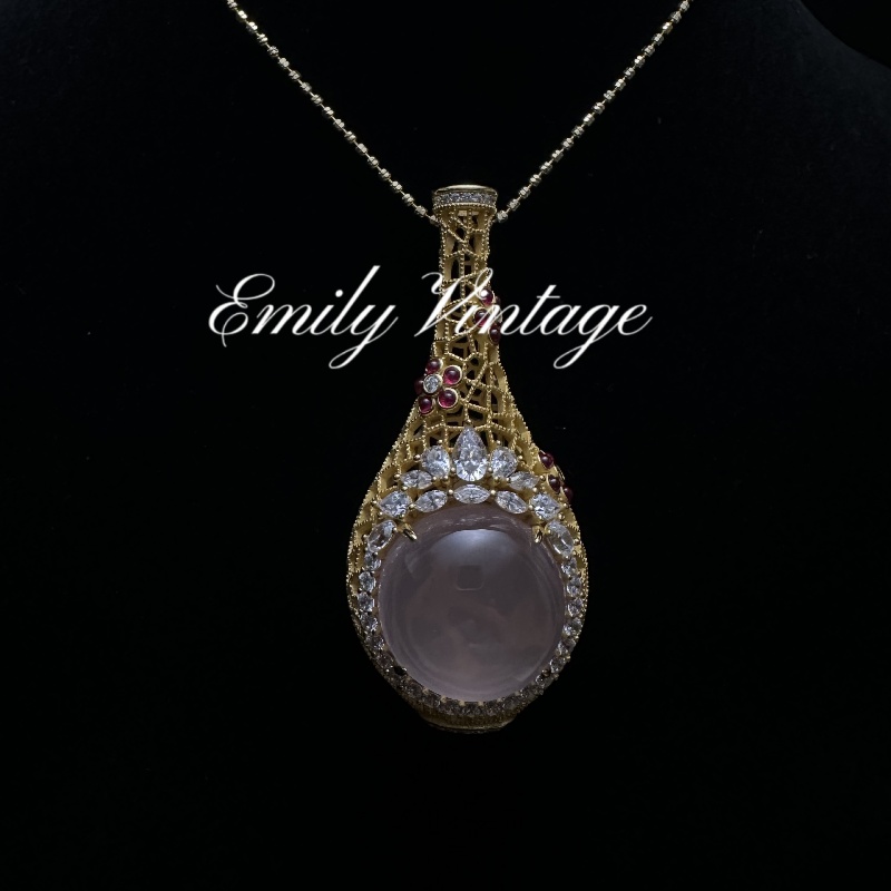 铜合金仿水晶项链  【2842】青雀閣 经典珍藏