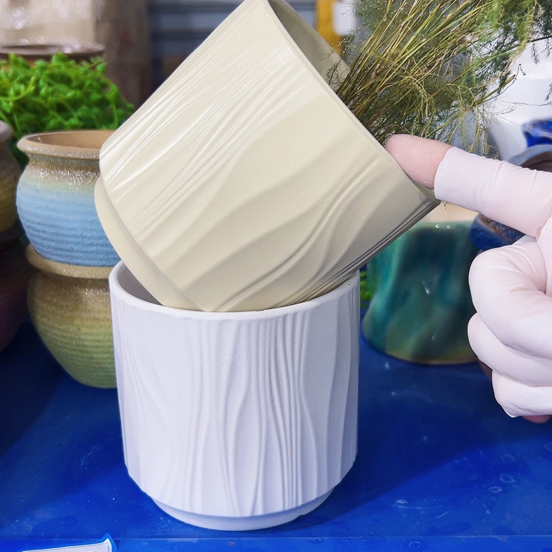 有孔，外贸尾单陶瓷花盆凑单10米包邮