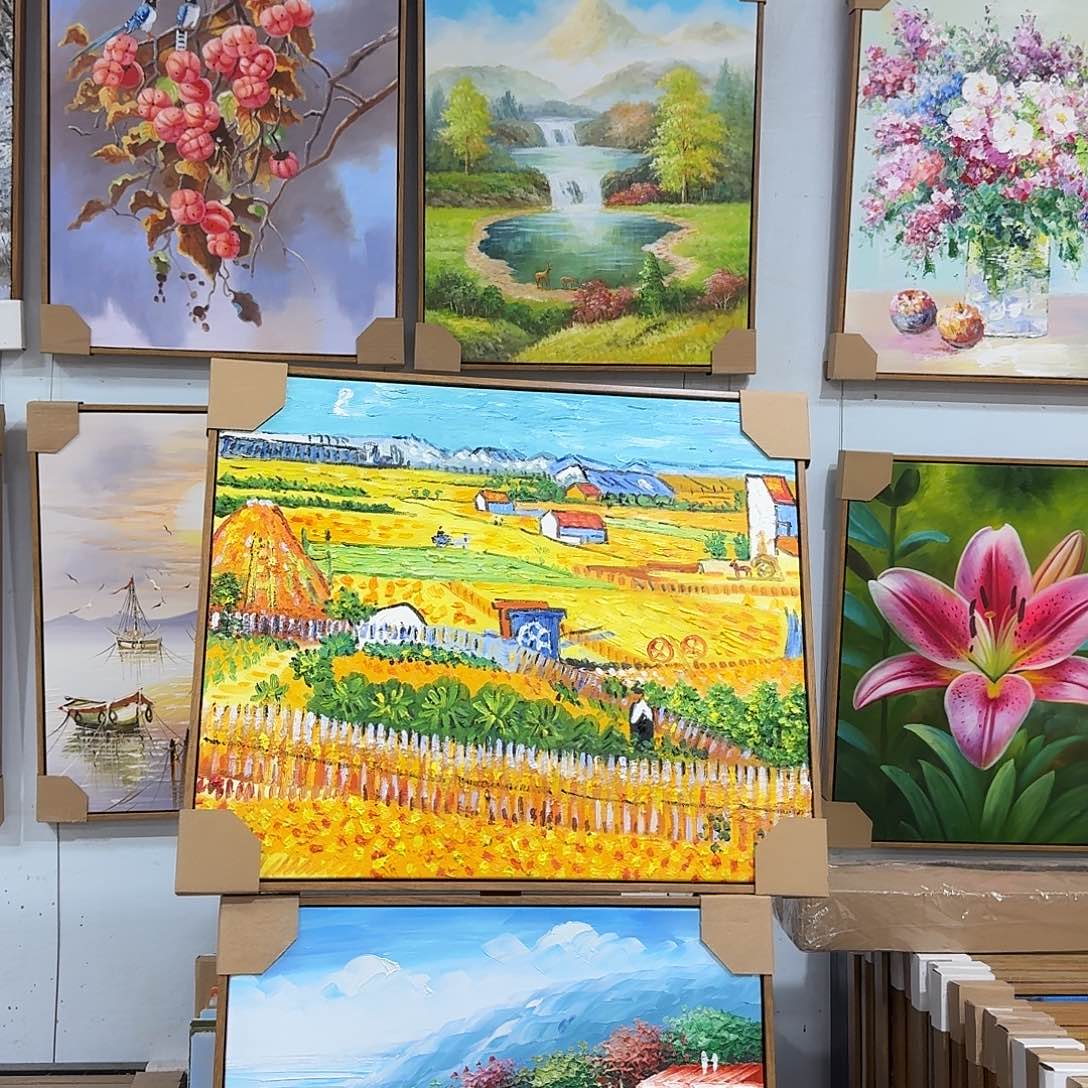 油画5060油画作品入选全国