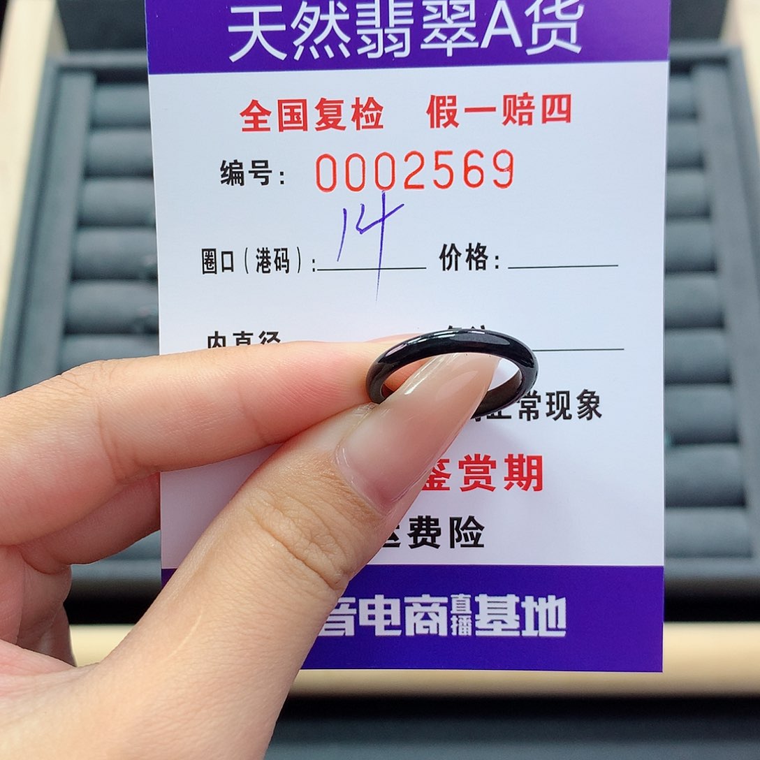 翡翠戒指未镶嵌      2569