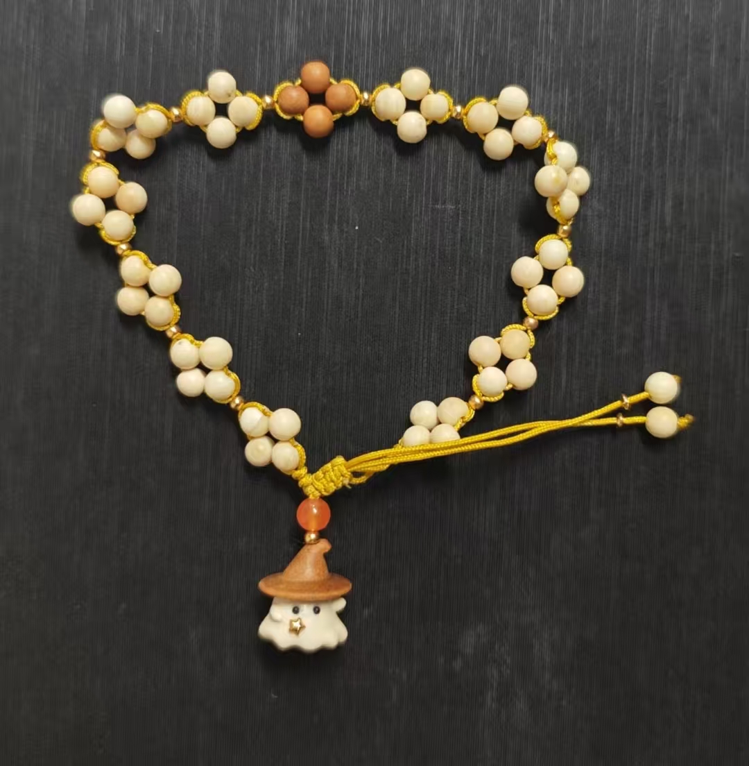 猛犸牙老山小幽灵手编手链