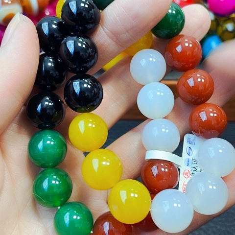 玛瑙/玉髓手链未镶嵌多宝14