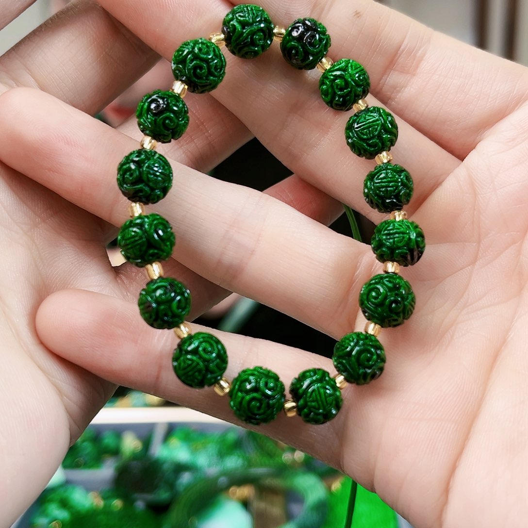 翡翠手链未镶嵌手链