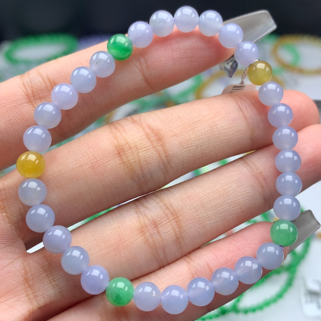 翡翠手链未镶嵌卡