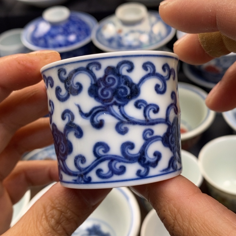 【闪购商品】景德镇青花主人杯