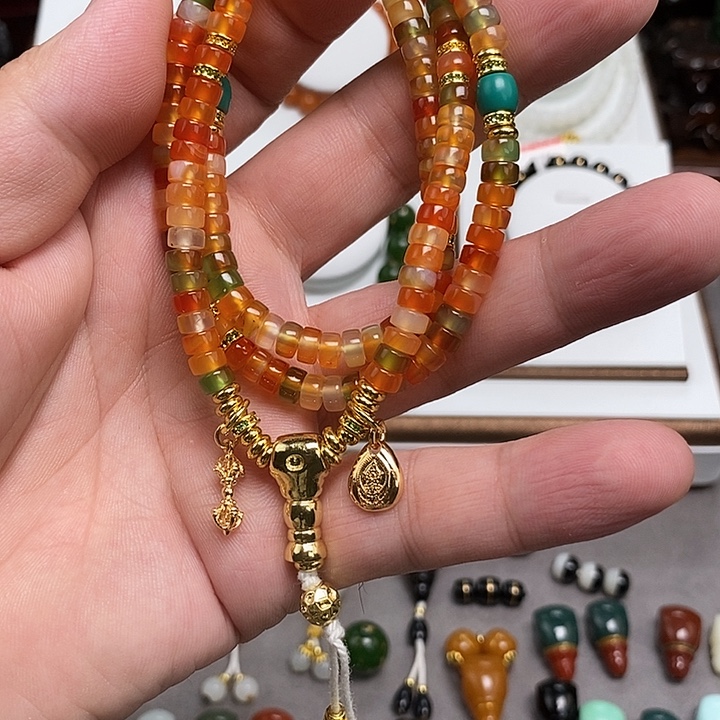 玛瑙/玉髓未镶嵌手链