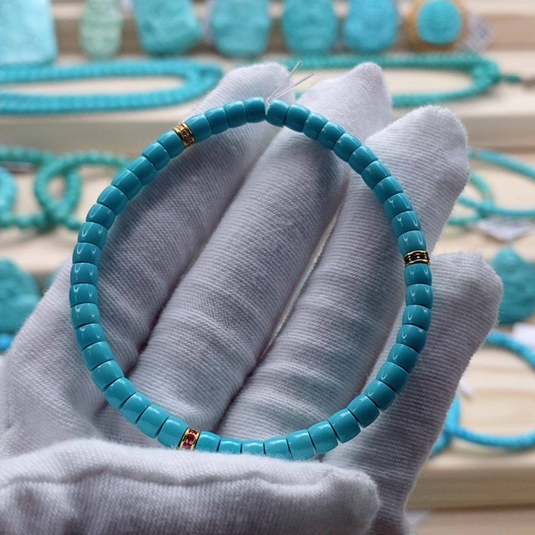 绿松石珠宝奇石未镶嵌