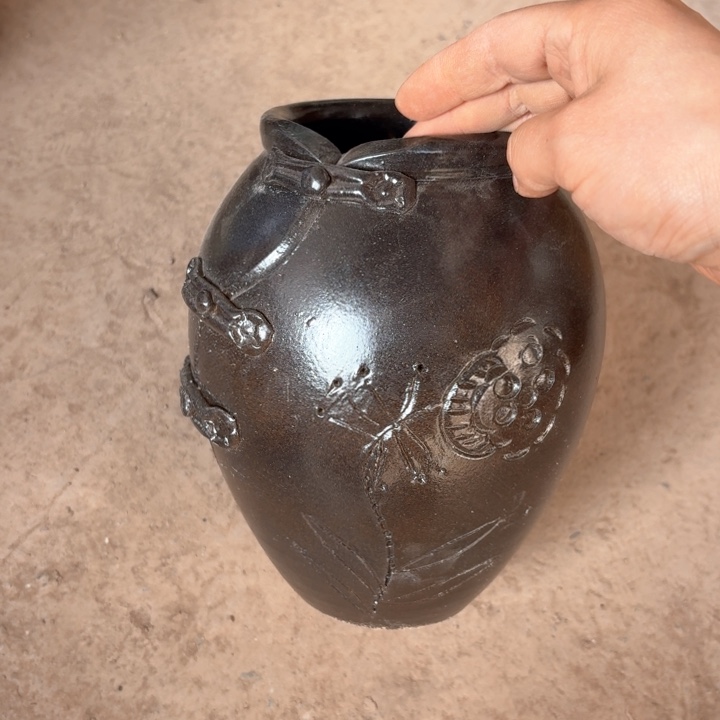 紫砂花盆口径10/19有孔