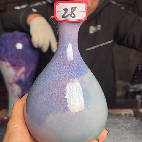 牛家钧窑牛自恒老师钧瓷瓶