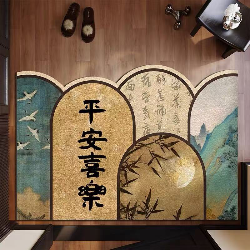 105【80*120】硅藻泥入户门地垫玄关脚垫进门耐脏垫子家用防滑垫