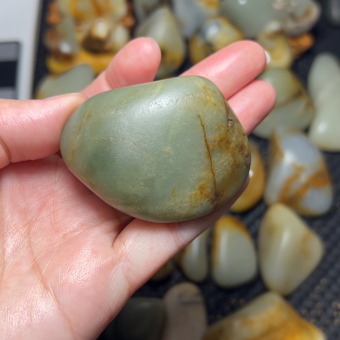 和田玉未镶嵌挂件11