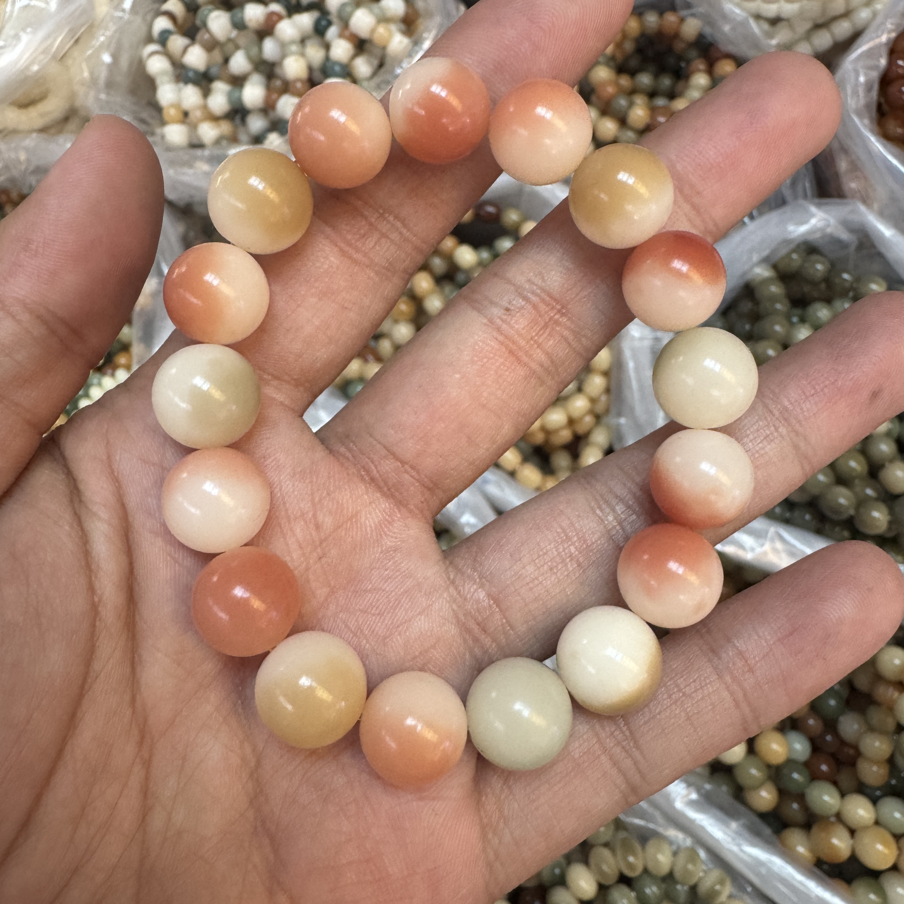 菩提根圆珠手串 12mm 左右