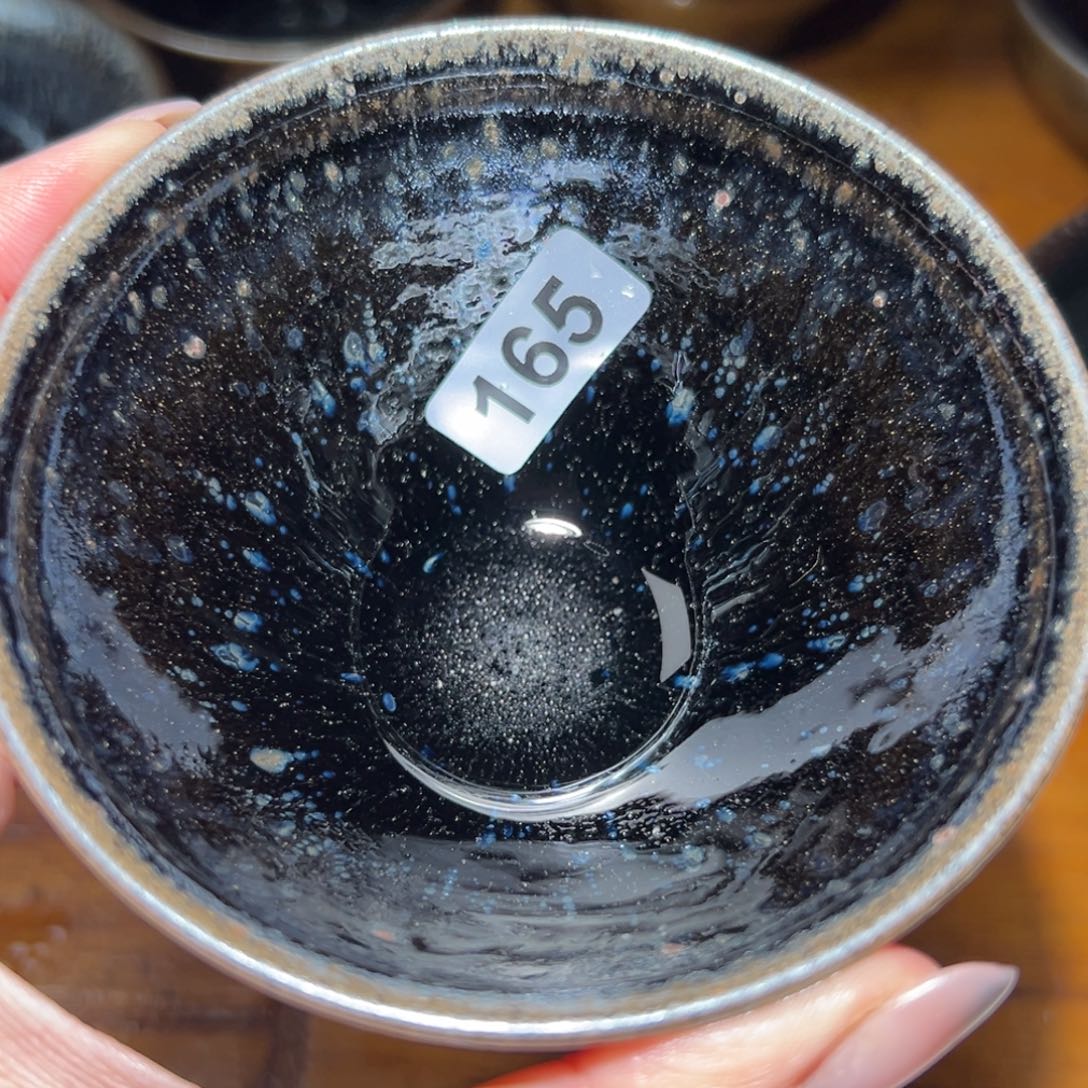 无***垢茶盏全手工原矿原釉建盏