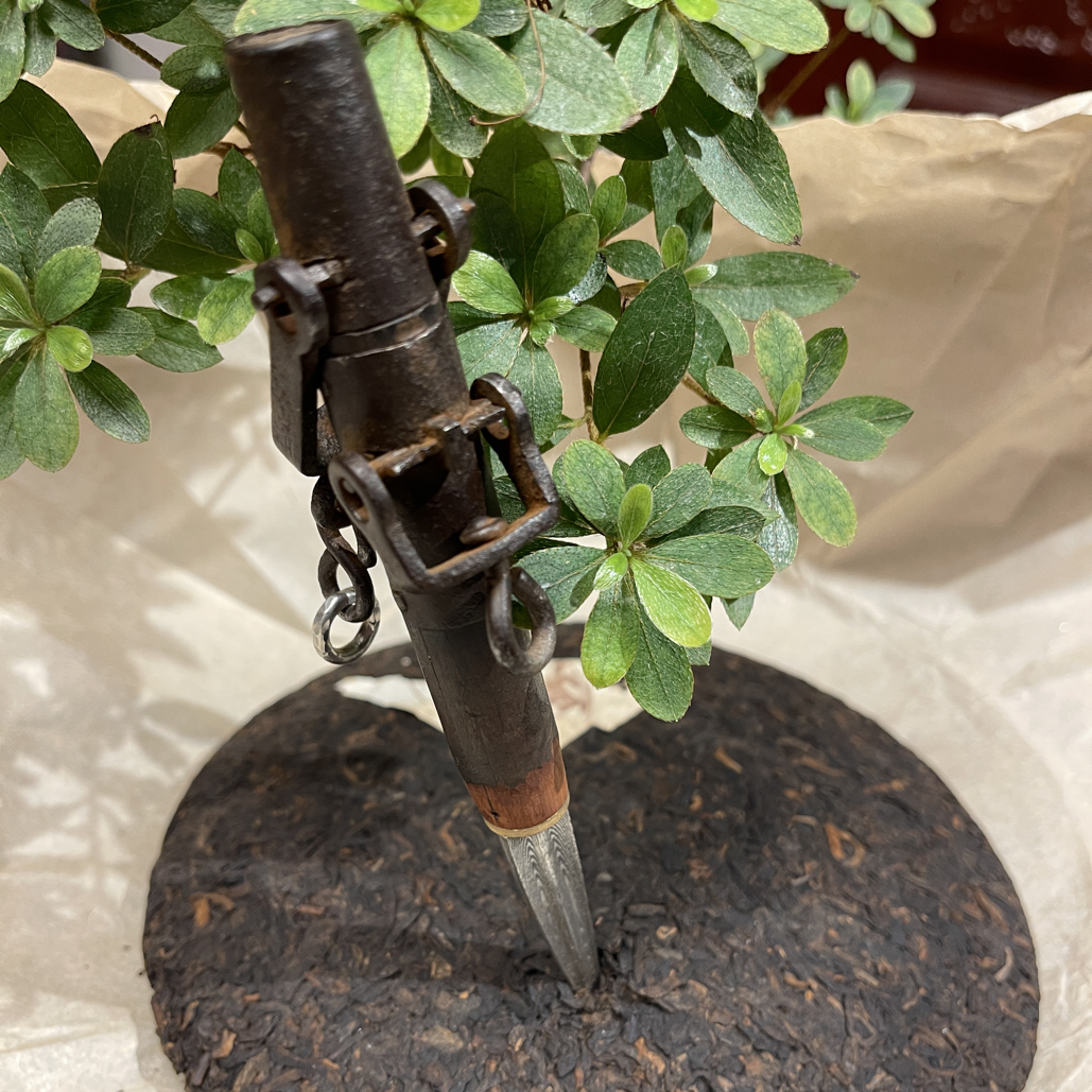 老式秤杆茶针，足银圆环，每只不一样，拍前联系客服。