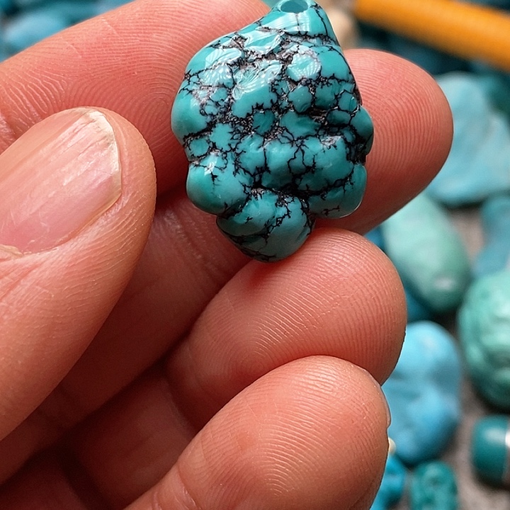 绿松石珠宝奇石未镶嵌